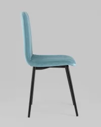 Стул Easy велюр Пыльно-голубой